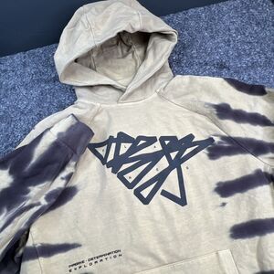 Paper Planes Hoodie Men’s XL Brown Tie Die GUC